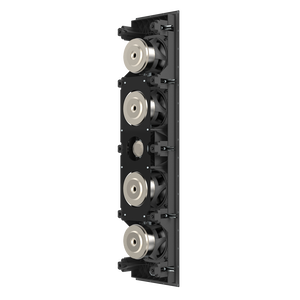 SCL-6 - Black - 2.5-Way Quadruple 5.25-inch (130mm) In-Wall Loudspeaker - Back