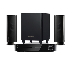 BDS 480 - Black - 2 x 65W 2.1-ch 3-D integrated home theater system with Bluetooth and AirPlay, HKTS 200 - Hero
