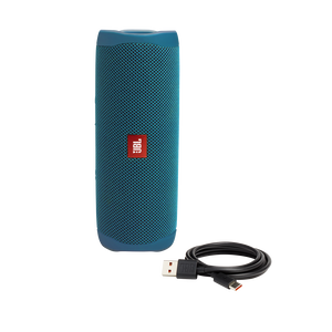 JBL Flip 5 Eco edition - Ocean Blue - Portable Speaker - Eco edition - Detailshot 2