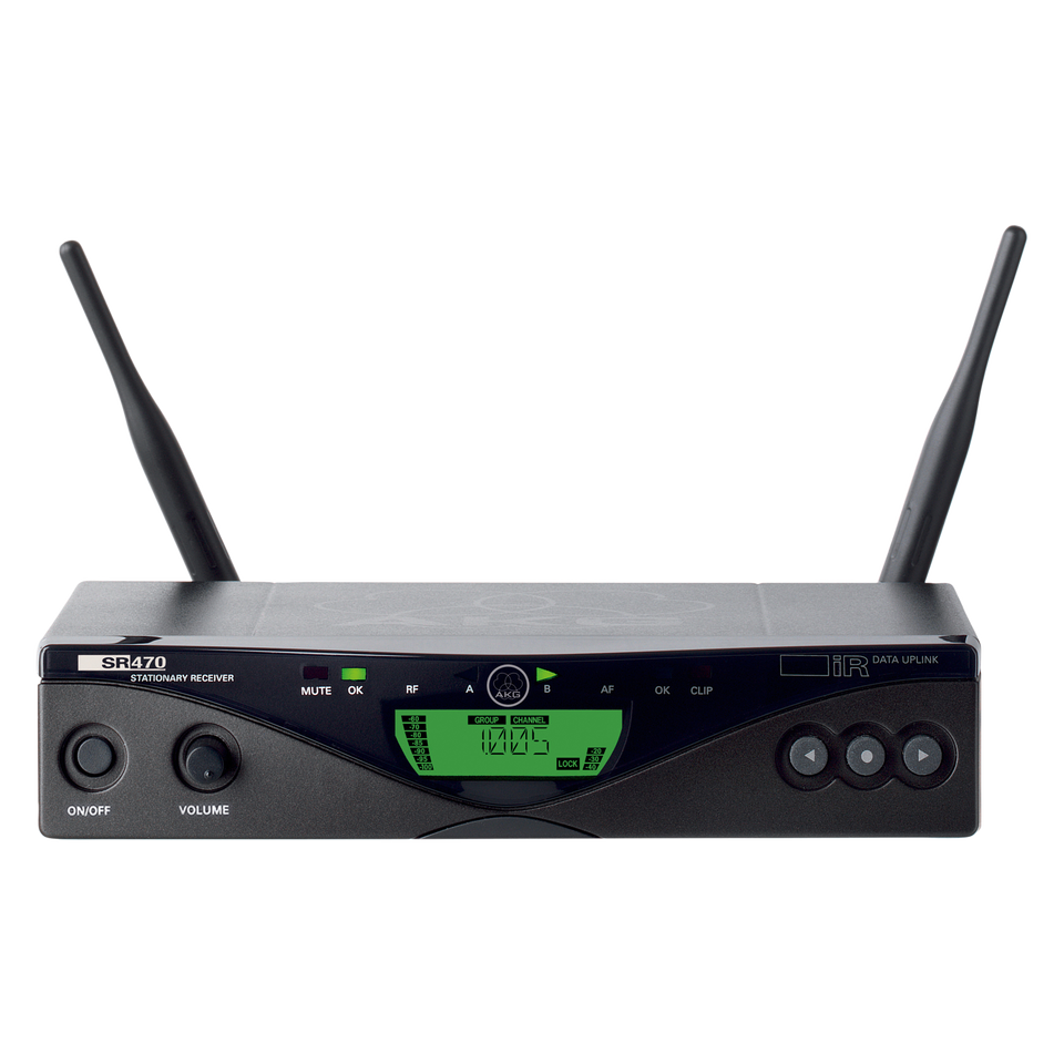 SR470 - Black - Professional wireless stationary receiver - Hero