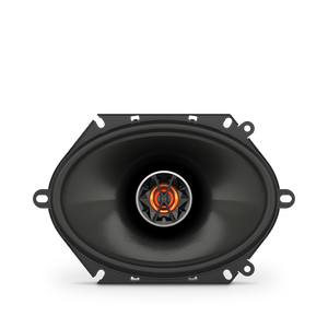 Club 8620 - Black - 6"x8" (152mm x 203mm) coaxial car speaker - Front