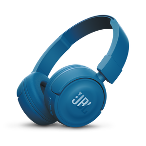 JBL T450BT - Blue - Wireless on-ear headphones - Hero