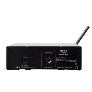 WMS40 Mini Single Vocal Set - Black - Wireless microphone system - Back
