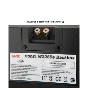 W228Be - Black - Dual 8-inch (200mm) 3-way In-wall Loudspeaker - Detailshot 18