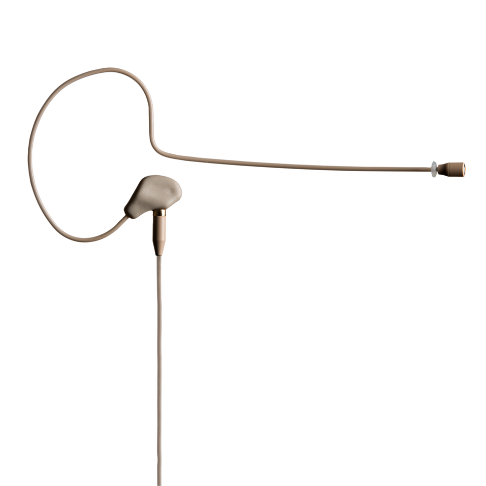 C111 LP - Beige - High-performance lightweight ear hook microphone - Hero