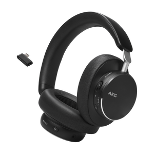 AKG N9 Hybrid - Black - Wireless over-ear noise cancelling headphones - Hero
