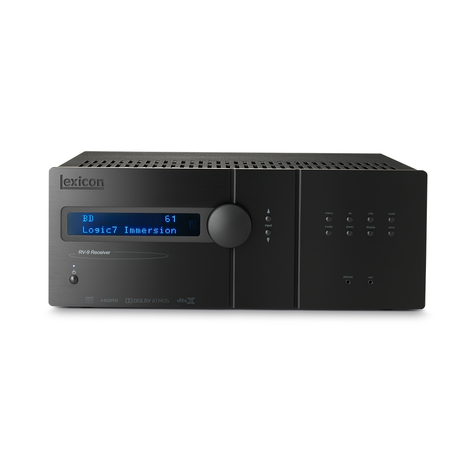 Lexicon RV-9 - Black - Class G Immersive Surround Sound AVR - Hero