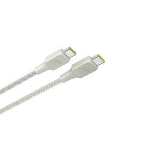InstantConnect USB-C to USB-C - White - 100W PD ultra-fast charging cable for USB-C device - Detailshot 2