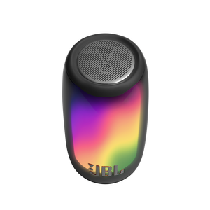 JBL Pulse 5 - Black - Portable Bluetooth speaker with light show - Top