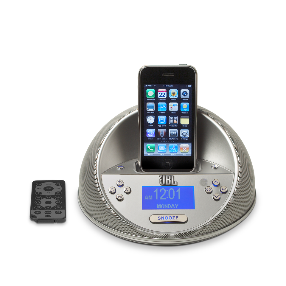 JBL ON TIME MICRO - Aluminum - Loudspeaker dock and clock radio - Hero
