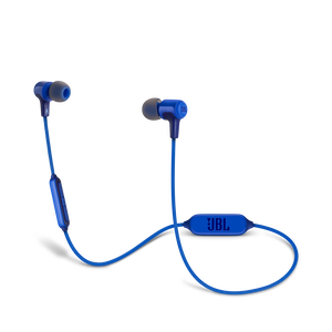 E25BT - Blue - Wireless in-ear headphones - Hero