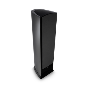 F208 - Black - 3-Way Floorstanding Tower Loudspeaker - Hero