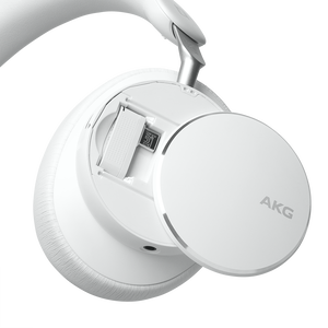 AKG N9 Hybrid - White - Wireless over-ear noise cancelling headphones - Front