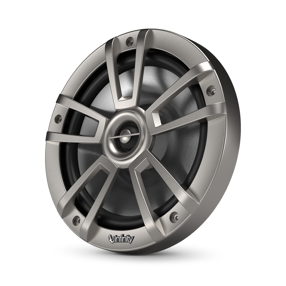 Reference 822MLT - Graphite - Reference 822MLT—8" (200mm) two-way marine audio multi-element speaker – titanium - Hero